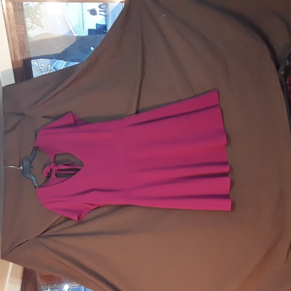 B darlin raspberry colored dress sz 22w